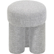 Meridian Furniture Larson Grey Fabric Ottoman/Stool