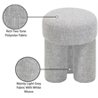 Meridian Furniture Larson Grey Fabric Ottoman/Stool