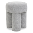 Meridian Furniture Larson Grey Fabric Ottoman/Stool