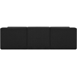 Meridian Furniture Ollie Black Boucle Fabric Modular Sectional
