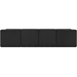 Meridian Furniture Ollie Black Boucle Fabric Modular Sectional