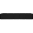 Meridian Furniture Ollie Black Boucle Fabric Modular Sectional