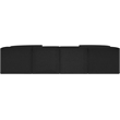 Meridian Furniture Ollie Black Boucle Fabric Modular Sectional