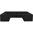 Meridian Furniture Ollie Black Boucle Fabric Modular Sectional