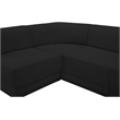 Meridian Furniture Ollie Black Boucle Fabric Modular Sectional