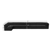 Meridian Furniture Ollie Black Boucle Fabric Modular Sectional