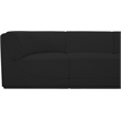 Meridian Furniture Ollie Black Boucle Fabric Modular Sectional