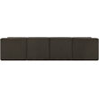Meridian Furniture Ollie Brown Boucle Fabric Modular Sectional