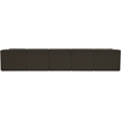 Meridian Furniture Ollie Brown Boucle Fabric Modular Sectional