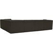 Meridian Furniture Ollie Brown Boucle Fabric Modular Sectional