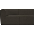 Meridian Furniture Ollie Brown Boucle Fabric Modular Sectional