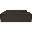 Meridian Furniture Ollie Brown Boucle Fabric Modular Sectional