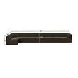 Meridian Furniture Ollie Brown Boucle Fabric Modular Sectional