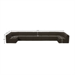 Meridian Furniture Ollie Brown Boucle Fabric Modular Sectional