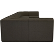 Meridian Furniture Ollie Brown Boucle Fabric Modular Sectional