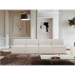 Meridian Furniture Ollie Cream Boucle Fabric Modular Sofa