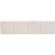 Meridian Furniture Ollie Cream Boucle Fabric Modular Sofa