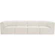 Meridian Furniture Ollie Cream Boucle Fabric Modular Sofa