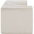 Meridian Furniture Ollie Cream Boucle Fabric Modular Sofa