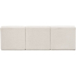 Meridian Furniture Ollie Cream Boucle Fabric Modular Sofa