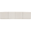 Meridian Furniture Ollie Cream Boucle Fabric Modular Sectional