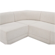 Meridian Furniture Ollie Cream Boucle Fabric Modular Sectional