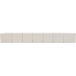 Meridian Furniture Ollie Cream Boucle Fabric Modular Sectional