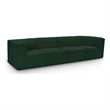 Meridian Furniture Ollie Green Boucle Fabric Modular Sofa