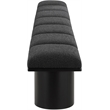 Meridian Furniture Pavilion Black Boucle Fabric Bench