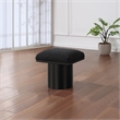 Meridian Furniture Pavilion Black Boucle Fabric Bench/Stool
