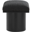Meridian Furniture Pavilion Black Boucle Fabric Bench/Stool
