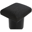 Meridian Furniture Pavilion Black Boucle Fabric Bench/Stool