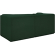 Meridian Furniture Ollie Green Boucle Fabric Modular Sofa