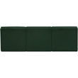 Meridian Furniture Ollie Green Boucle Fabric Modular Sofa