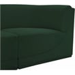 Meridian Furniture Ollie Green Boucle Fabric Modular Sofa