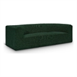 Meridian Furniture Ollie Green Boucle Fabric Modular Sofa