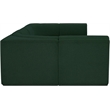 Meridian Furniture Ollie Green Boucle Fabric Modular Sectional