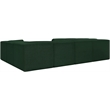 Meridian Furniture Ollie Green Boucle Fabric Modular Sectional