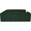 Meridian Furniture Ollie Green Boucle Fabric Modular Sectional