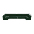 Meridian Furniture Ollie Green Boucle Fabric Modular Sectional