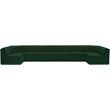 Meridian Furniture Ollie Green Boucle Fabric Modular Sectional