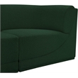 Meridian Furniture Ollie Green Boucle Fabric Modular Sectional