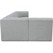 Meridian Furniture Ollie Grey Boucle Fabric Modular Sectional
