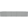 Meridian Furniture Ollie Grey Boucle Fabric Modular Sectional