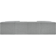 Meridian Furniture Ollie Grey Boucle Fabric Modular Sectional