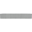 Meridian Furniture Ollie Grey Boucle Fabric Modular Sectional