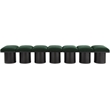 Meridian Furniture Pavilion Green Boucle Fabric Bench