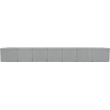 Meridian Furniture Ollie Grey Boucle Fabric Modular Sectional