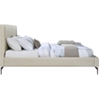 Meridian Furniture Gallo Beige Vegan Leather Full Bed