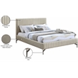 Meridian Furniture Gallo Beige Vegan Leather Full Bed